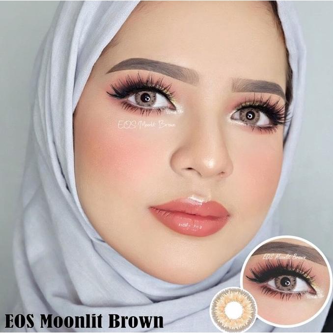 ORIGINAL Softlens EOS MOONLITE BROWN soflens softlenses