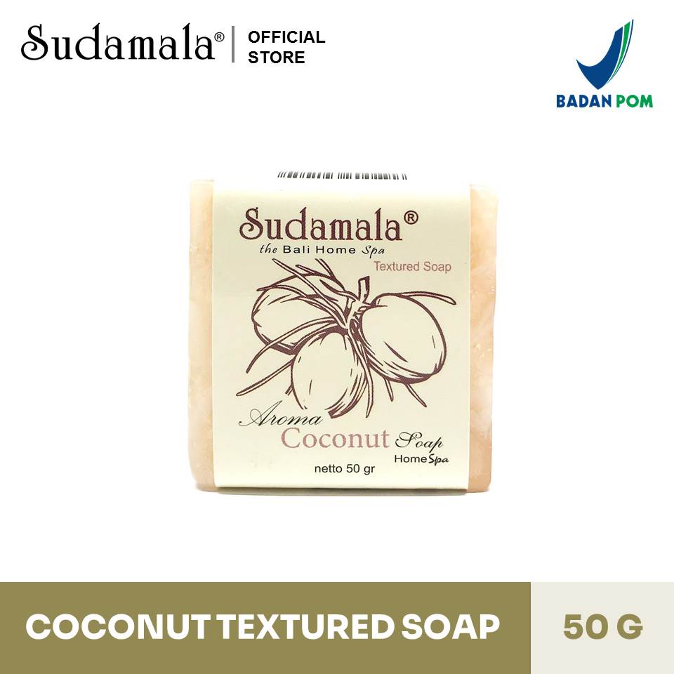 Sudamala Coconut Textured Soap 50gr