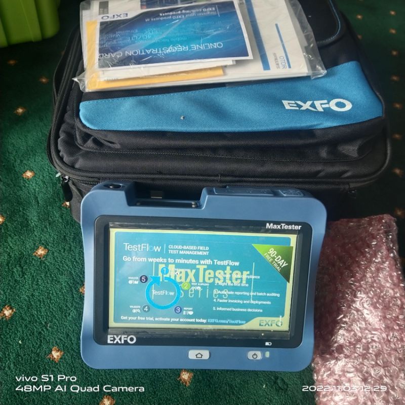 Otdr EXFO 715D maxtester 2lamda 1310/1550 32dbm