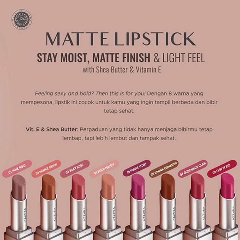 AZZURA MATTE LIPSTICK