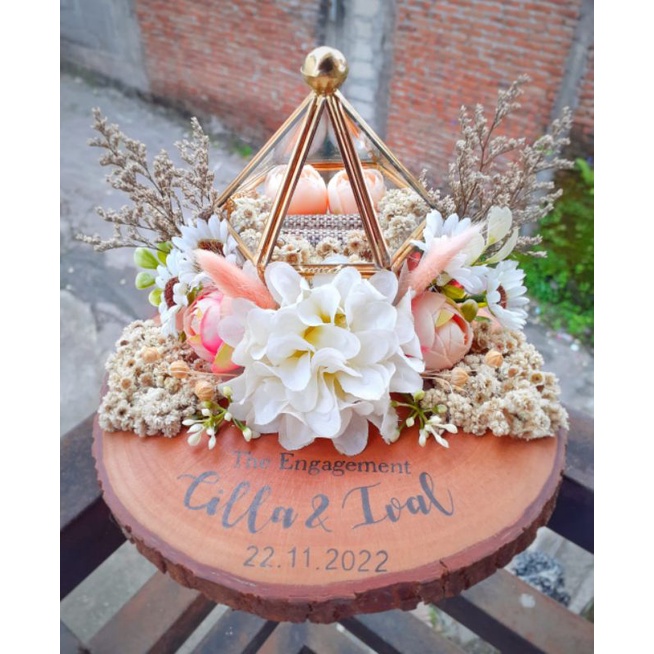 Ring Box Rustic Ringbox Pernikahan