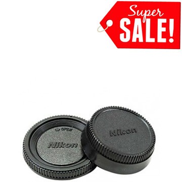 Real Cap + Body Cap for Nikon