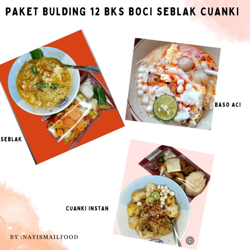 10BKS paket usaha makanan instan