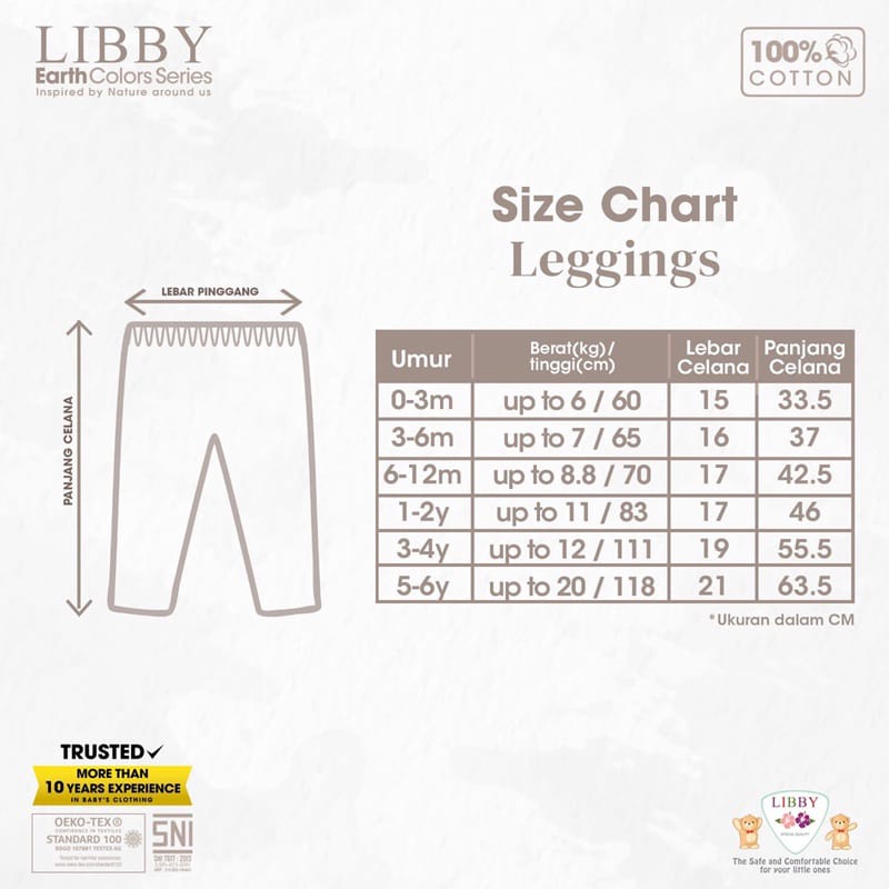 NEW LIBBY LEGGING RIB 3-6M