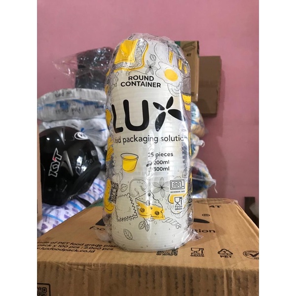 Mangkok Plastik/Round Container 200 ML