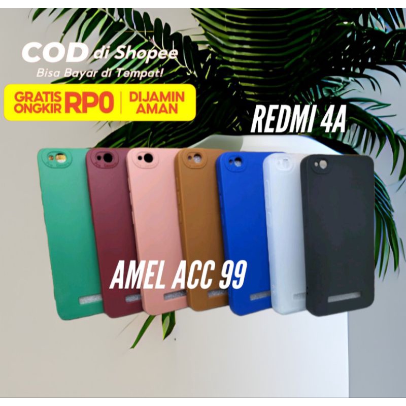 Softcase ProCamera XIAOMI REDMI 4A MACARON+PELINDUNG CAMERA