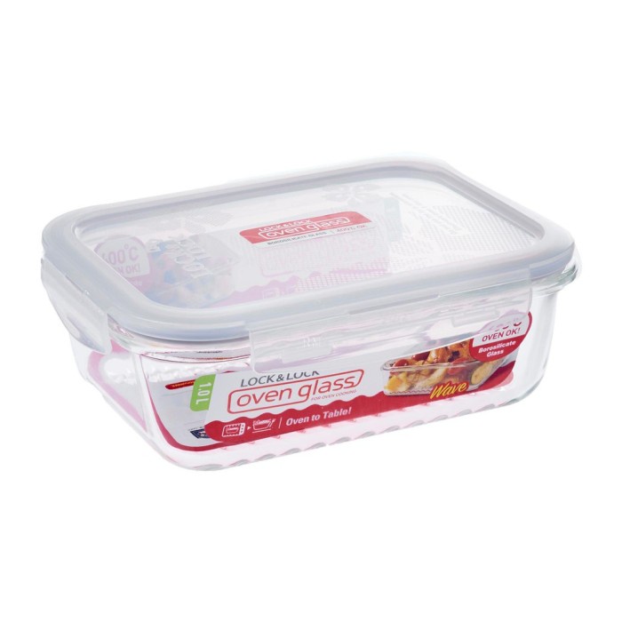 Locknlock Oven Glass Special Container Rectangular 1L