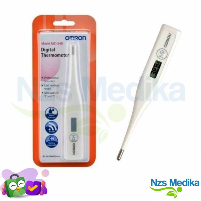 Term Thermometer Digital Omron Mc246 - Thermo Mc 246
