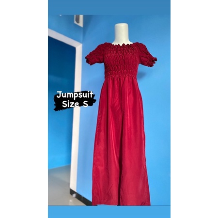 jumpsuit maron