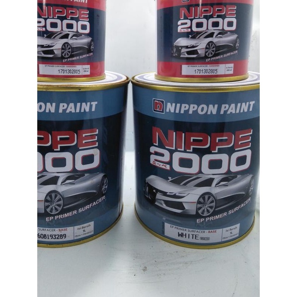 Cat Nippe Epoxy Primer (EP) Surfacer Base & White / Cat Dasar