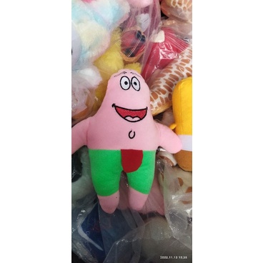 Boneka Petrik teman spongbob