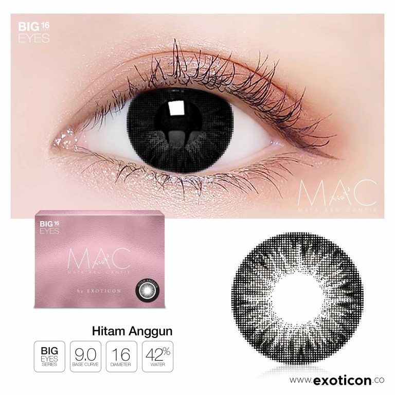 [ NORMAL ] SOFTLENS MAC BLACK COLOR 14,5mm