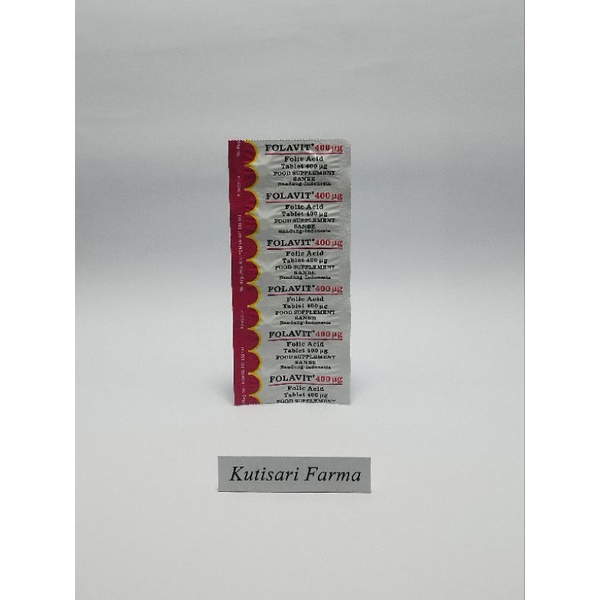 Folavit 400 μg 10 Tablet