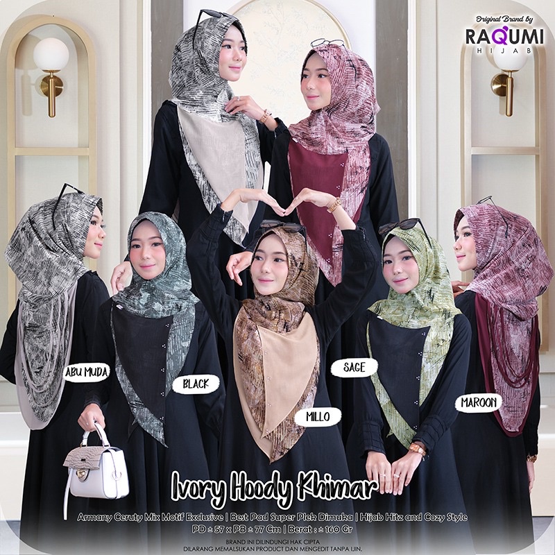 IVORY HOODY KHIMAR