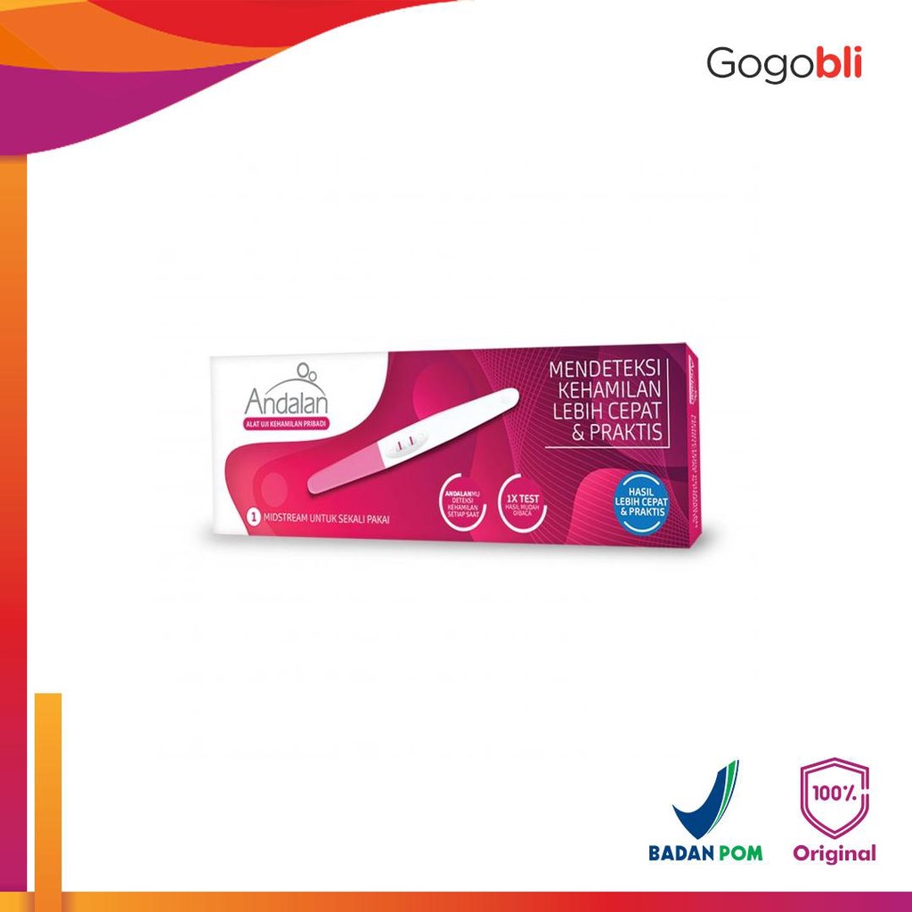 Andalan Pregnancy Test Midstream 1pc