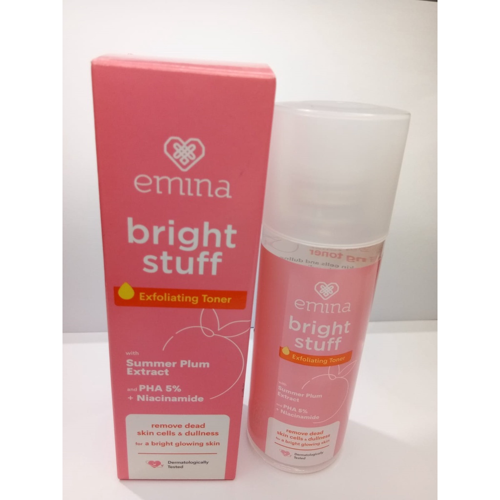 Emina Bright Stuff Exfoliating Toner 100ml