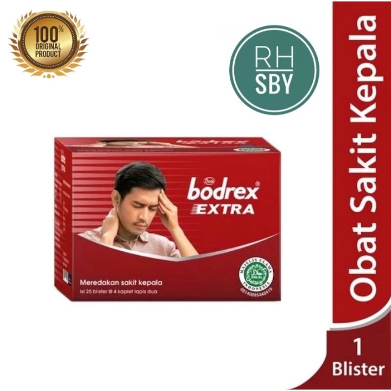 Bodrex extra 1strip isi 4kaplet