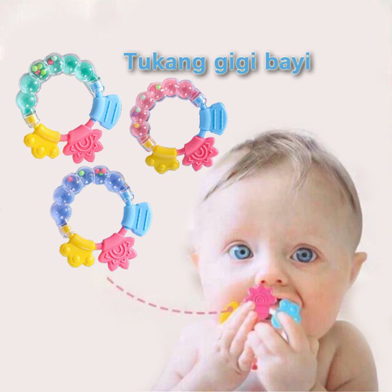 MOZA - TEETHER RATTLE BAYI SILIKON AMAN