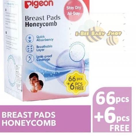 Pigeon Breast Pad Honeycomb 66pcs