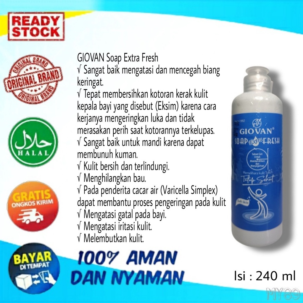 SABUN GIOVAN SOAP EXTRA FRESH 240 ml