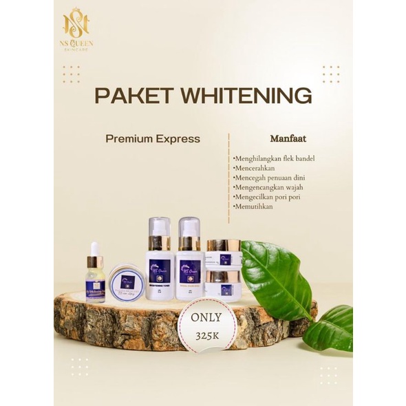 NS QUEEN PAKET WHITENING PREMIUM EXPRESS (COD)
