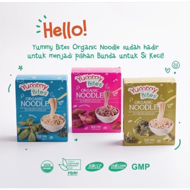 Yummy Bites Organic Noodle