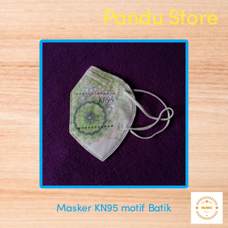 Masker KN95 motif Batik