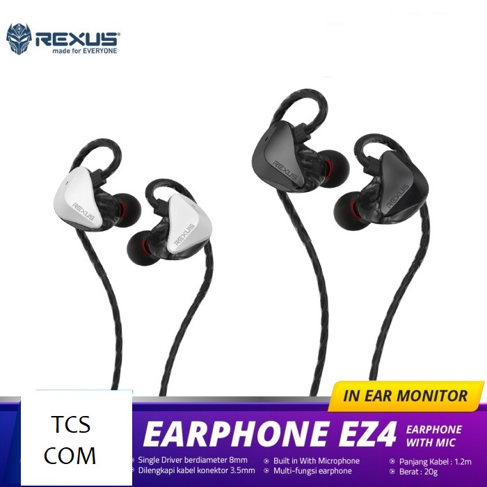 Rexus Earphone EZ4 With Mic
