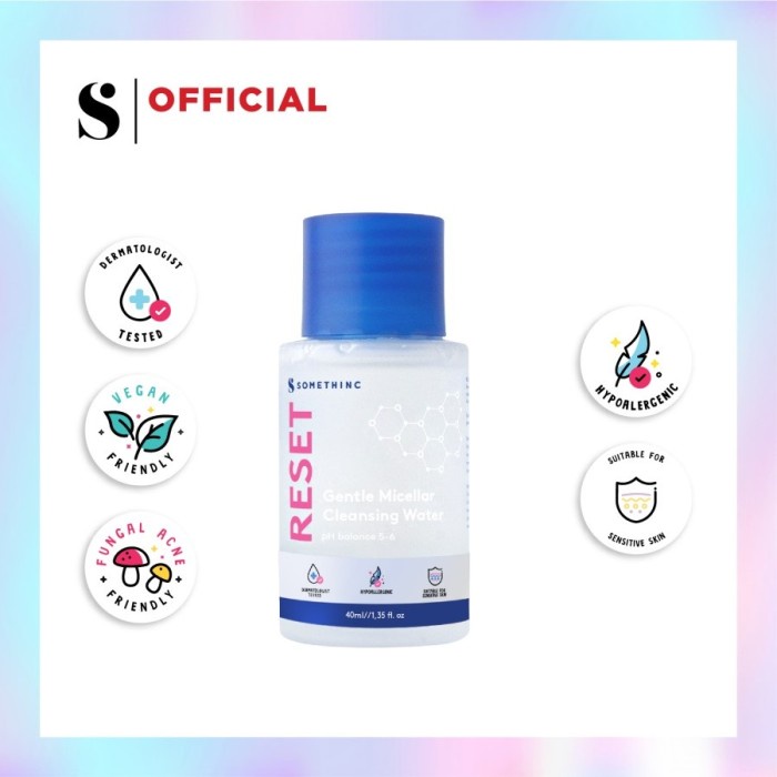 SOMETHINC Reset Gentle Micellar Cleansing Water