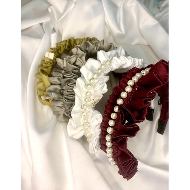 scrunchies satin silk
