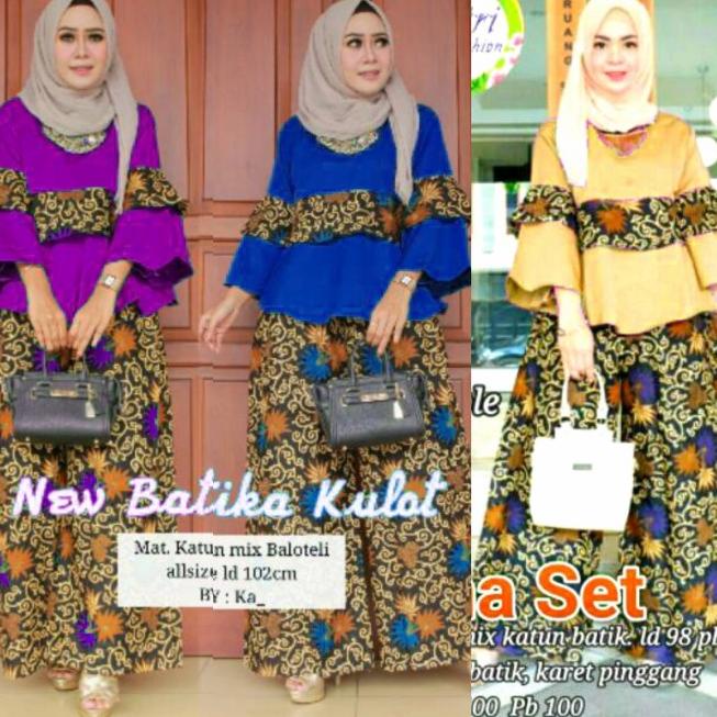 BATIKA SET KULOT BATIK PALLAZO - Alice kulot