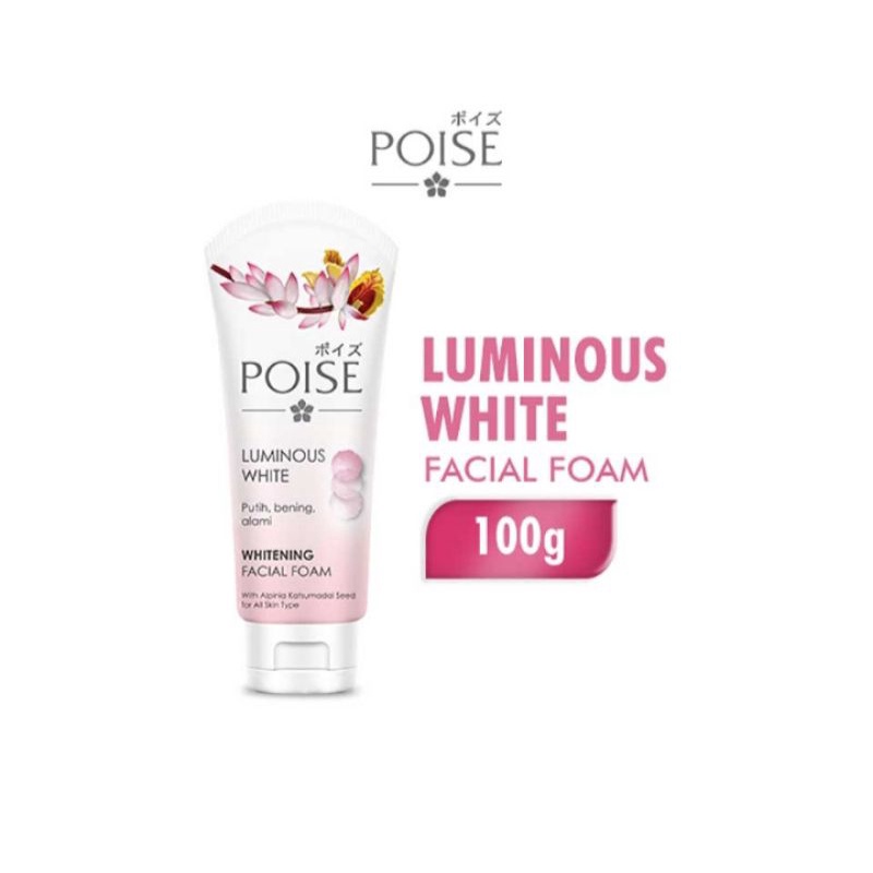 POISEFACIALFOAMLUMINOUSWHITE100GR