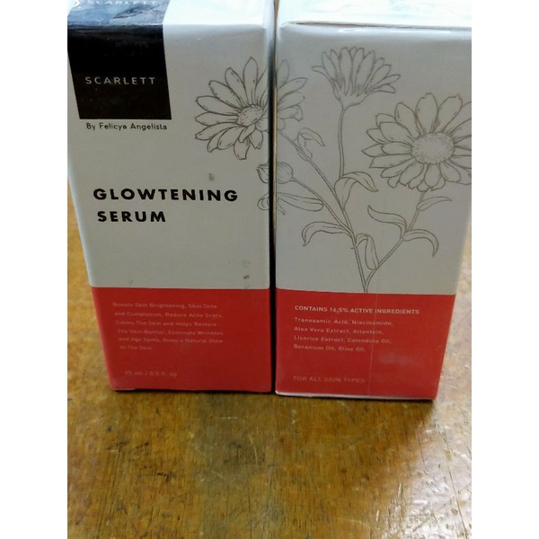 Scarlett glowtening serum