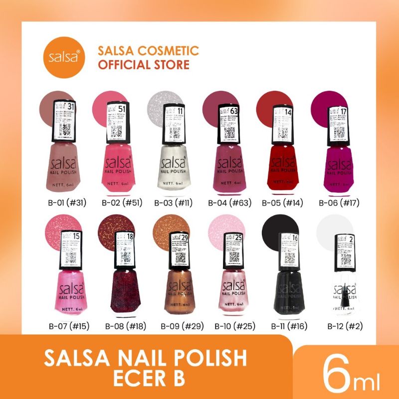 SALSA NAIL POLISH SET B