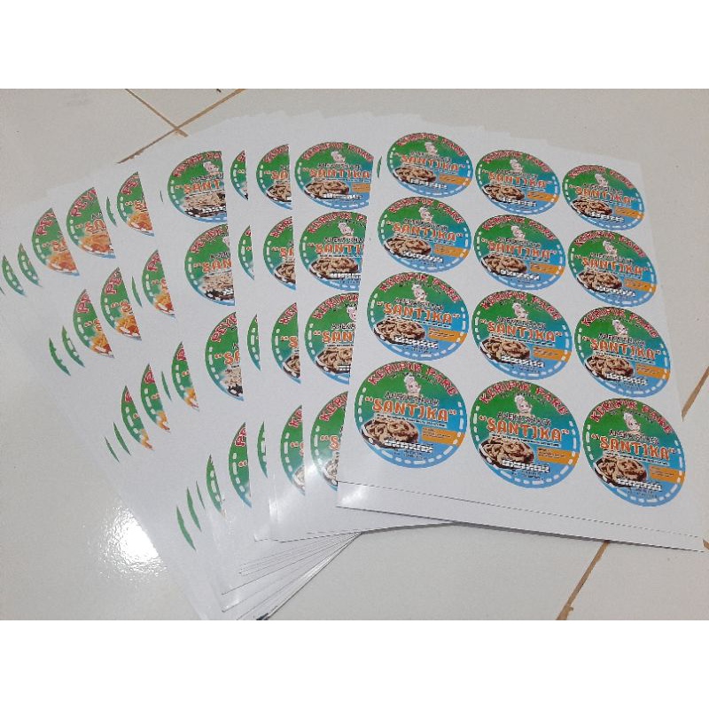 Stiker Makanan Murah