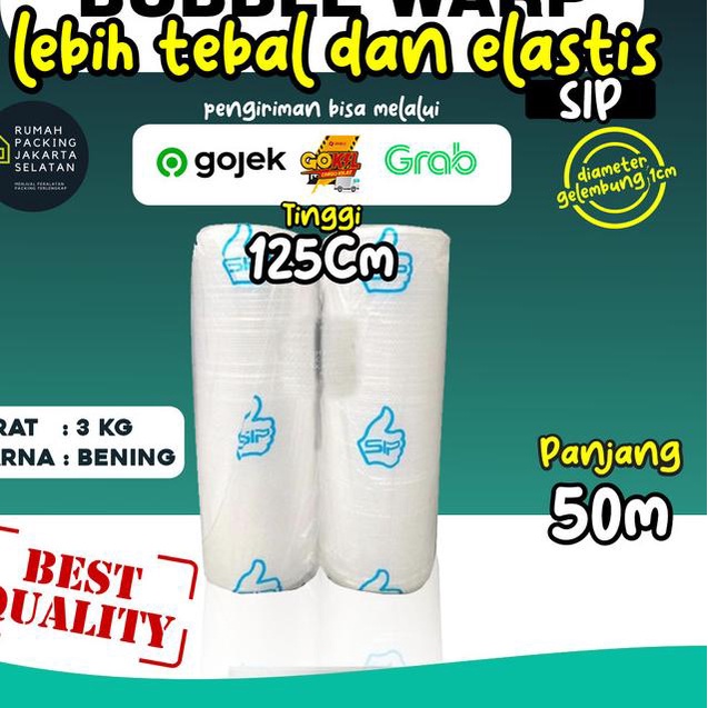 Bubble Wrap MURAH SIP - Putih, 3 KG