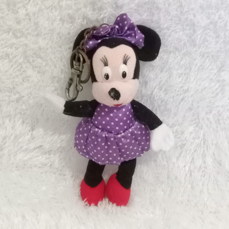 ✔️ Minnie Ungu Keychain ❤️