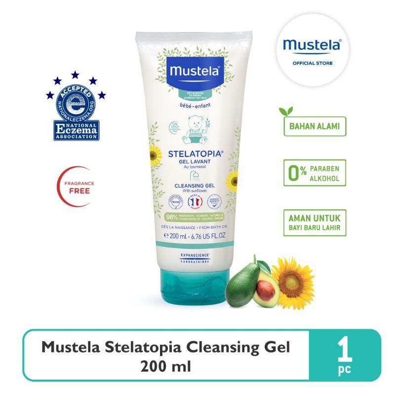 Mustela Stelatopia Cleansing Gel 200 ML