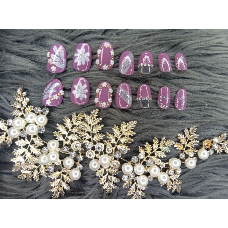 kuku palsu wedding