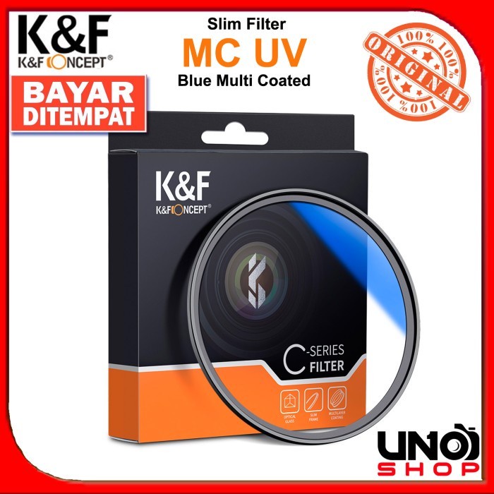 K&F Concept MC UV Filter 52mm Blue Coating KNF Multi Coated