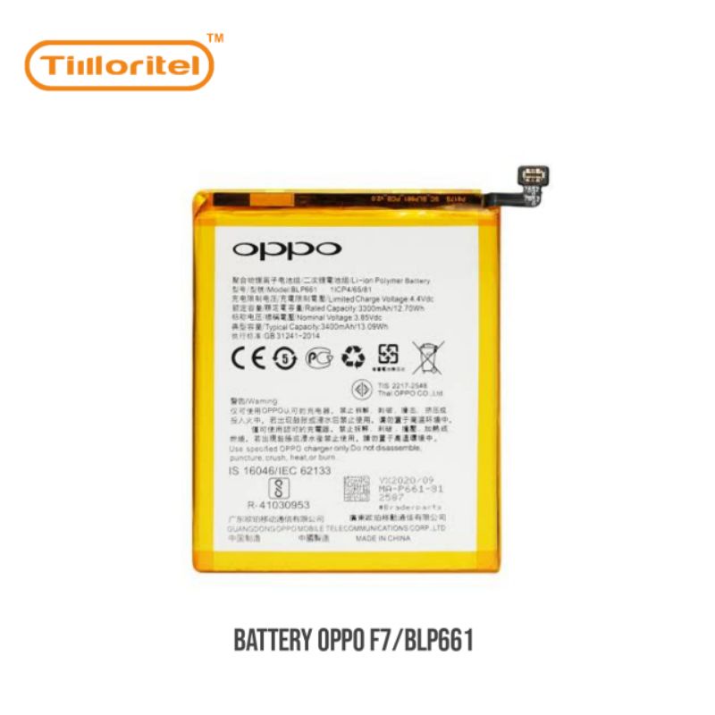 BATTEERY OPPO F7 / BLP661