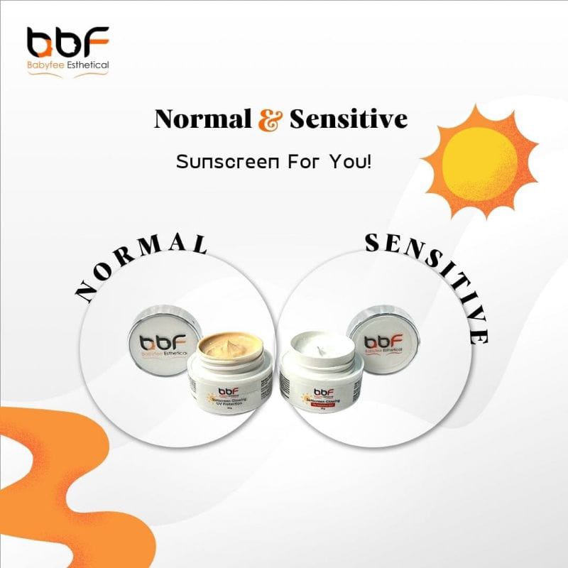 SUNSCREEN BBF GLOWING UV PROTECTION / BBF SUNSCREEN / SUNSCREEN BBF / SUN BLOCK