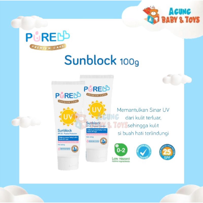 PUREBB sunblock 100g