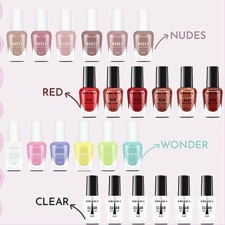 IMPLORA Nail Polish Red Clear Wonder Kutek