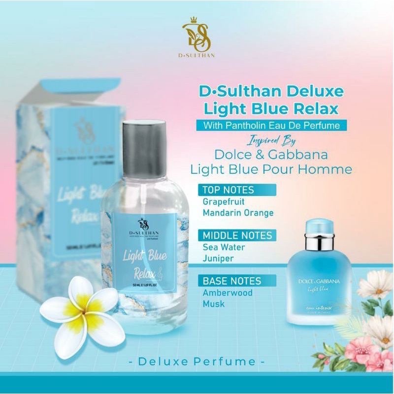 Parfum Dsulthan Light Blue Relax