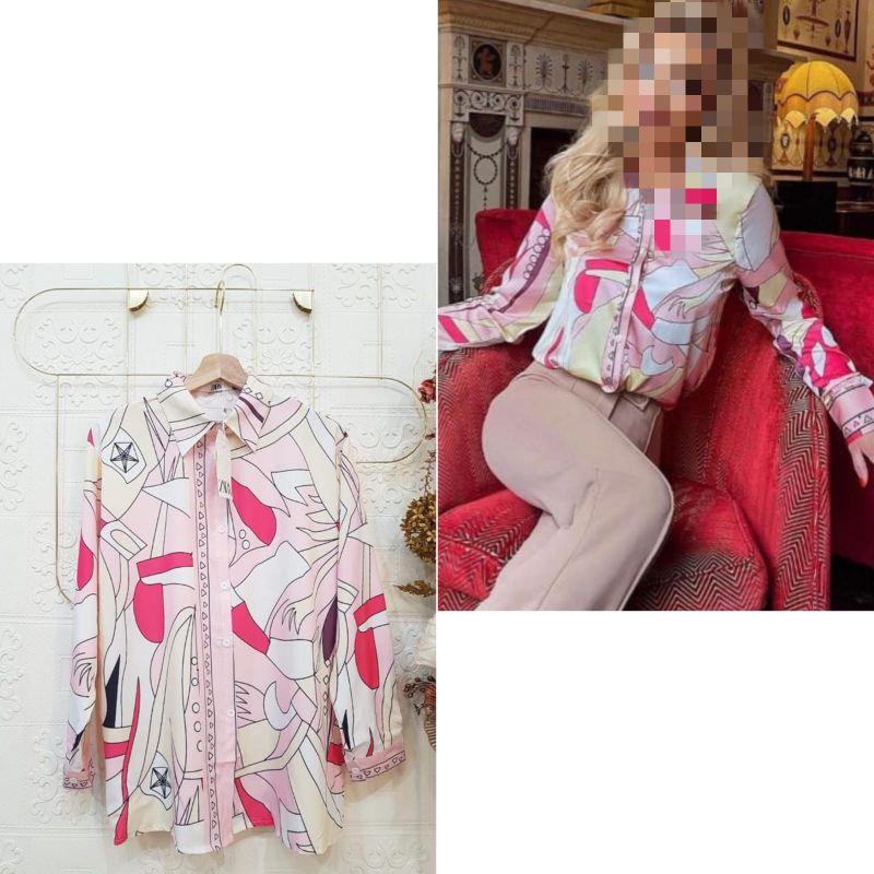 Blouse Pink Glow