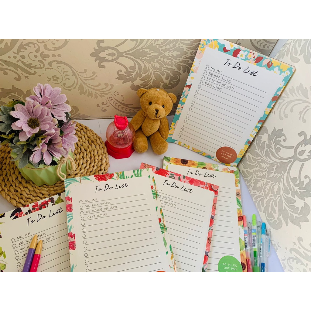 LOOSE LEAF A5 TO DO LIST PAD