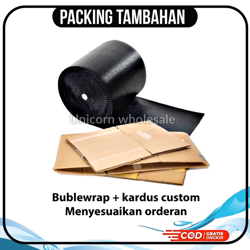 PACKING TAMBAHAN KARDUS DAN BUBBLE WRAP
