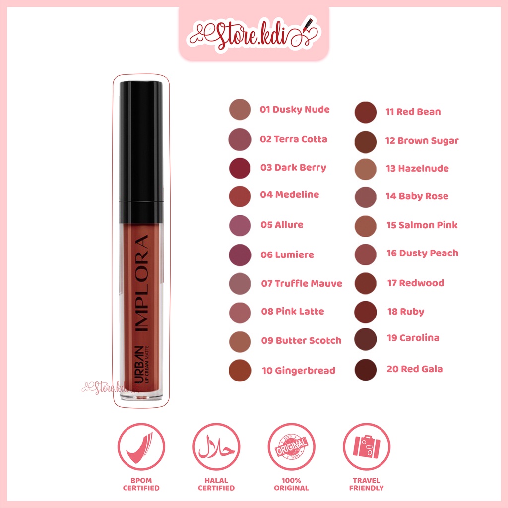 IMPLORA Urban Lip Cream Matte