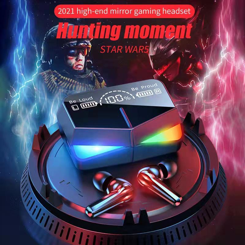 HANDSFREE BLUETOOTH TWS GAMING LED M28 plus PACK